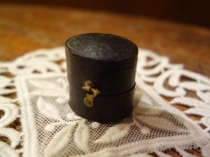 English black ring display case