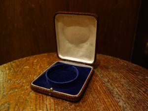 English jewelry display case