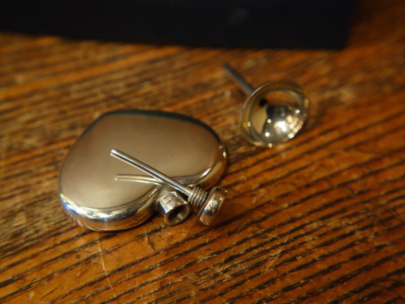インテリア・ディスプレイ雑貨 パフュームボトル LCC 1264 TIFFANY silver heart perfume bottle & case(3)