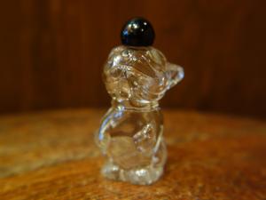 BONZO dog glass perfume bottle