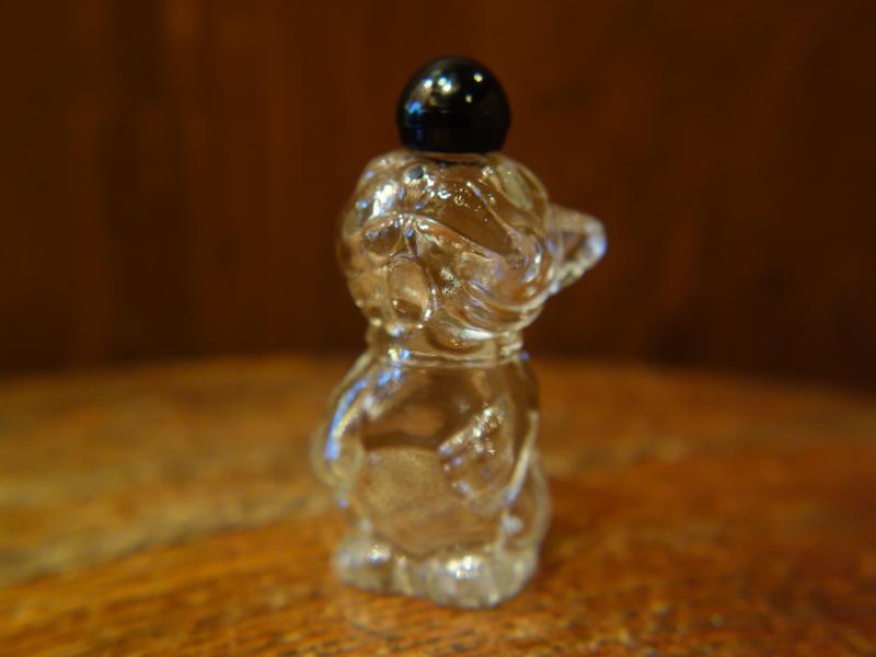 BONZO dog glass perfume bottle