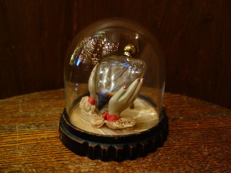 heart perfume bottle & dome case