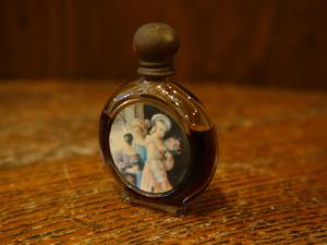 French glass perfume bottle