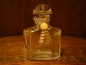 French glass perfume bottle