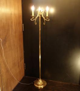 Italian gold floor lamp 3灯