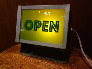 OPEN sign light