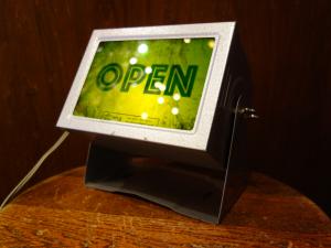 OPEN sign light