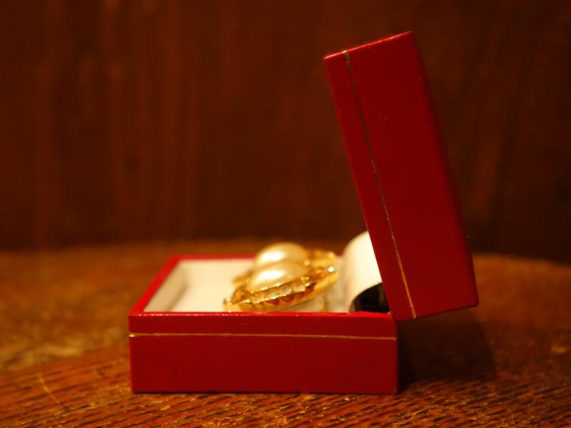 レトロ赤ジュエリーケース LCM 7753(3)