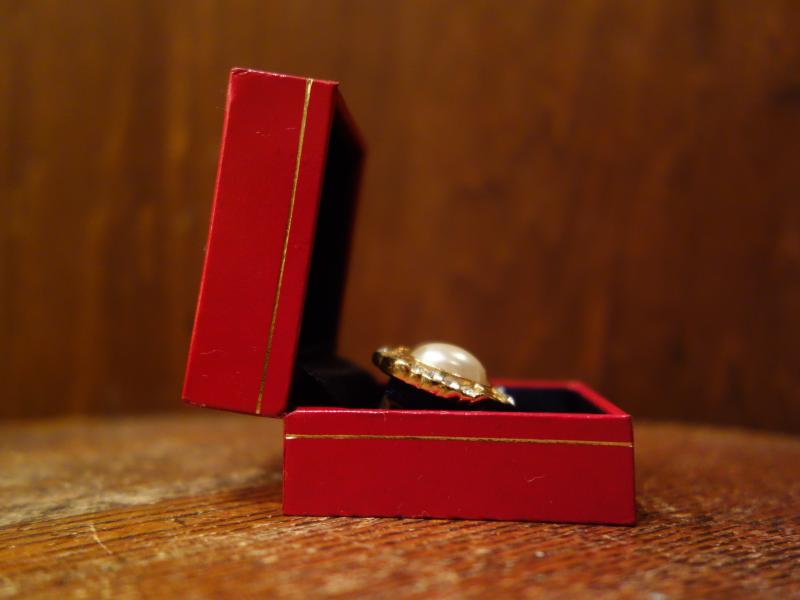 レトロ赤ジュエリーケース LCM 7754(6)