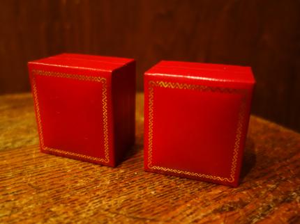 レトロ赤ジュエリーケース LCM 7754(C2)