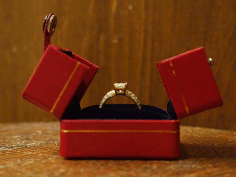 レトロ赤リングケース LCM 7755(4)