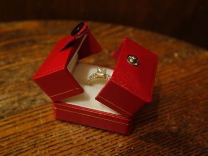 レトロ赤リングケース LCM 7756(C1)