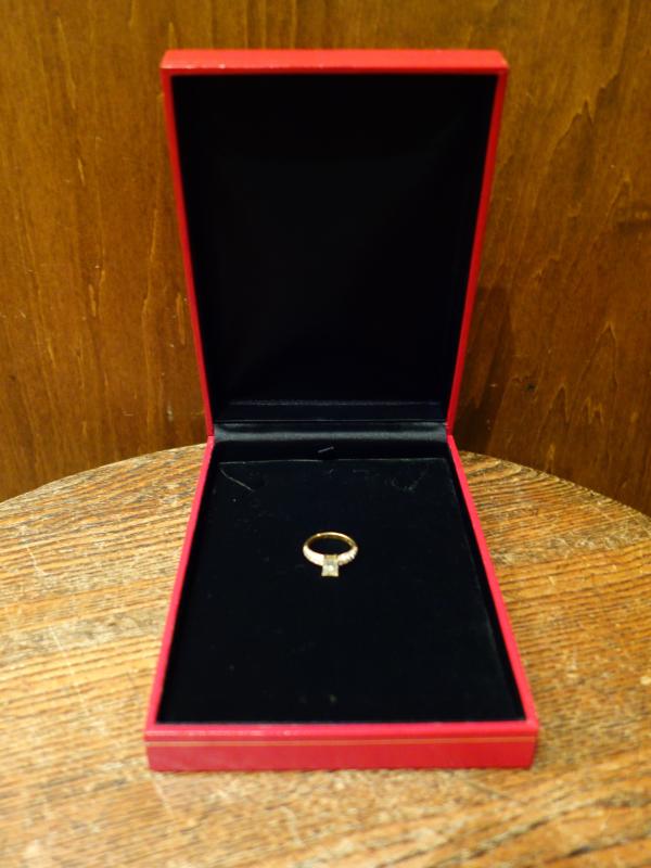 レトロ赤ジュエリーケース LCM 7757(2)