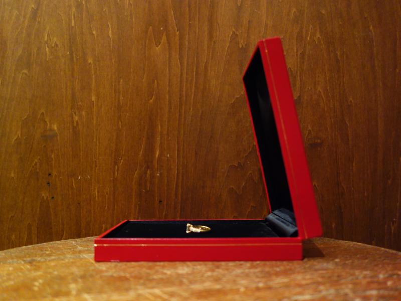 レトロ赤ジュエリーケース LCM 7757(3)