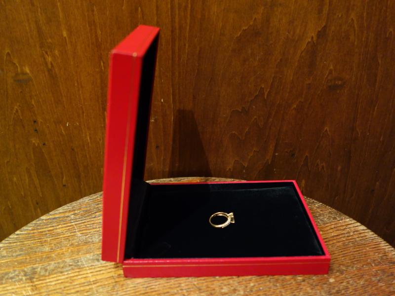 レトロ赤ジュエリーケース LCM 7757(4)