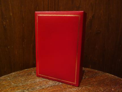 レトロ赤ジュエリーケース LCM 7757(C1)