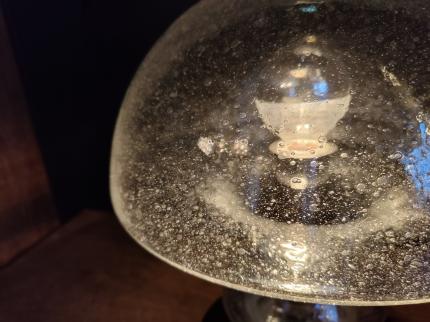 ガラス　テーブルランプ　ビンテージ　モダン　UST 0406（C3）