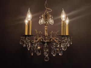 Spanish Brass Chandelier 5灯