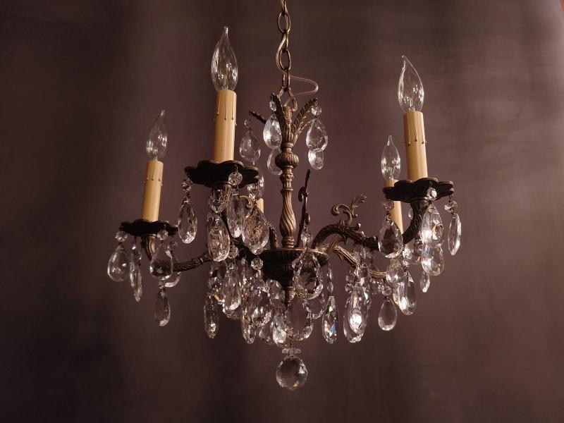 スペインシャンデリア 真鍮フレームクラシックデザイン BFM 0145(5)