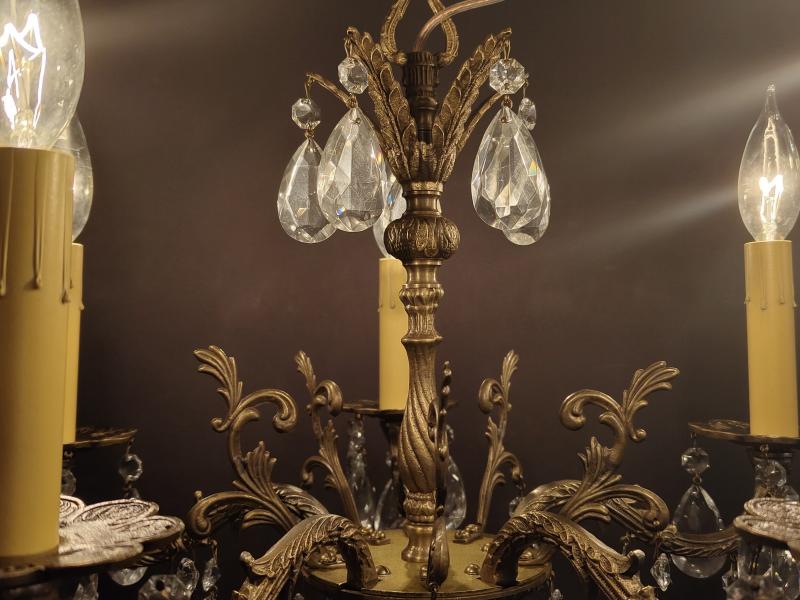 スペインシャンデリア 真鍮フレームクラシックデザイン BFM 0145(7)