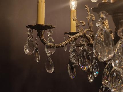 スペインシャンデリア　真鍮フレームクラシックデザイン　BFM 0145（C1）