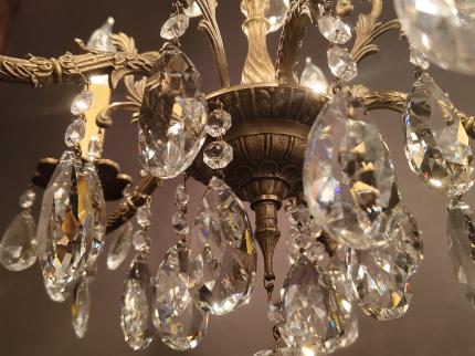 スペインシャンデリア　真鍮フレームクラシックデザイン　BFM 0145（C2）