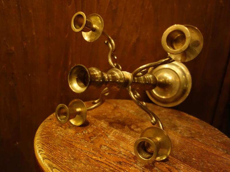 真鍮製燭台5灯立て　LCM 7722（6）