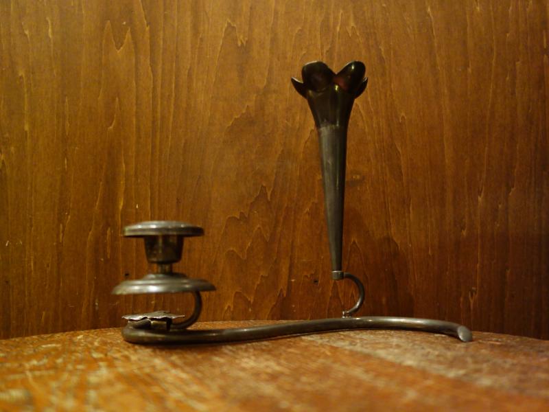 シルバー燭台2灯立て　LCM 7723（4）
