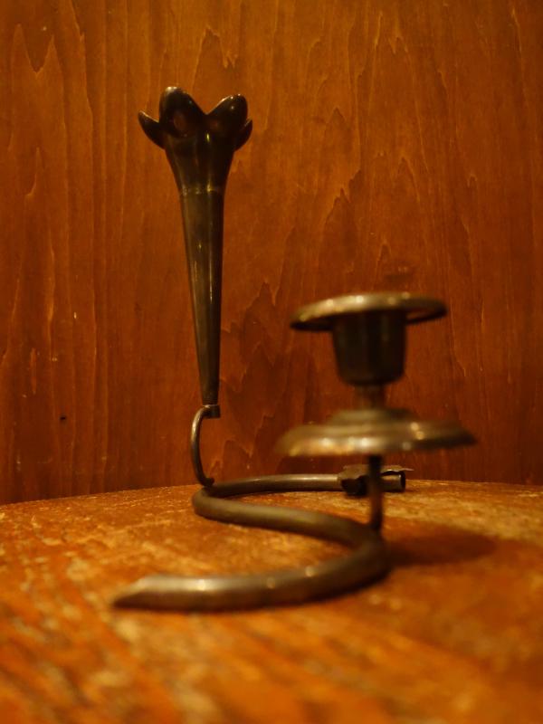 シルバー燭台2灯立て　LCM 7724（4）