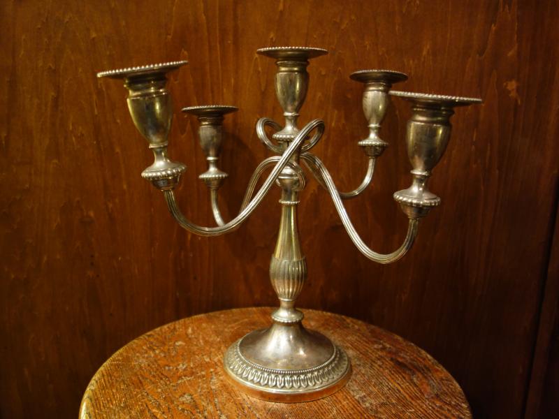 Italian silver candle holder 5