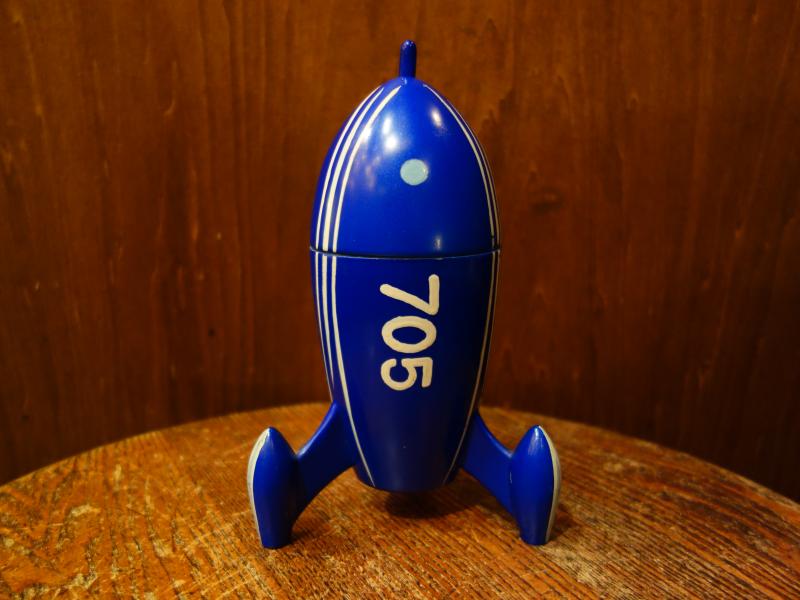 blue rocket ashtray
