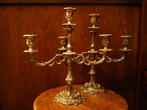 Italian silver candle holder 3