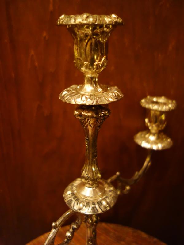 レトロシルバー系燭台 ビンテージキャンドルスタンド キャンドルホルダー LCM 7734(7)