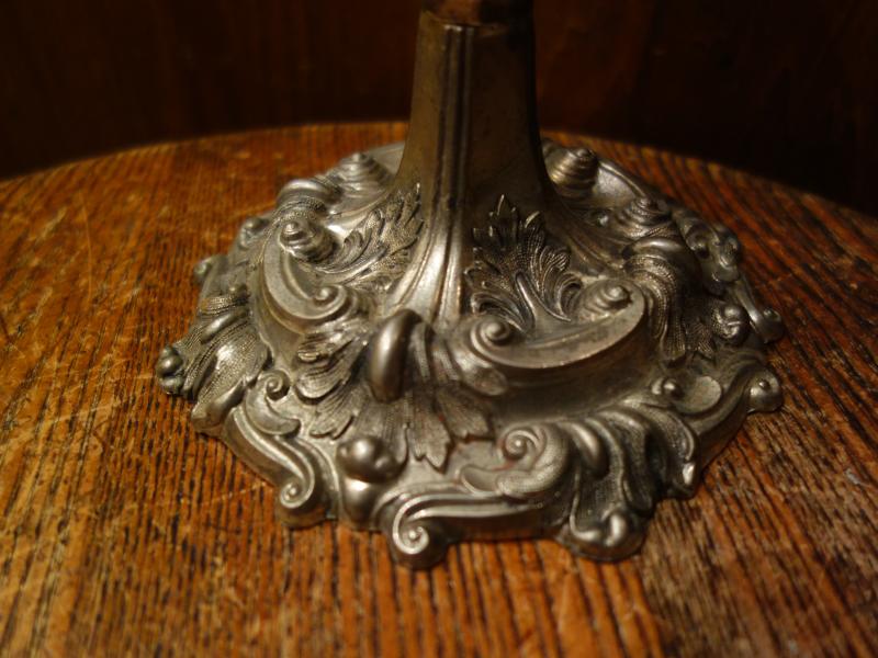 レトロシルバー系燭台　ビンテージキャンドルスタンド　キャンドルホルダー　LCM 7735（3）