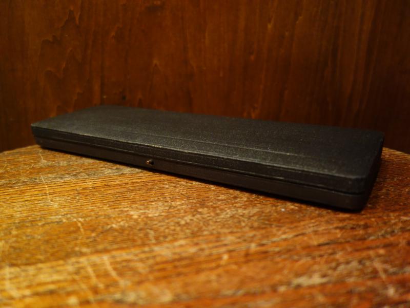 English black necklace display case