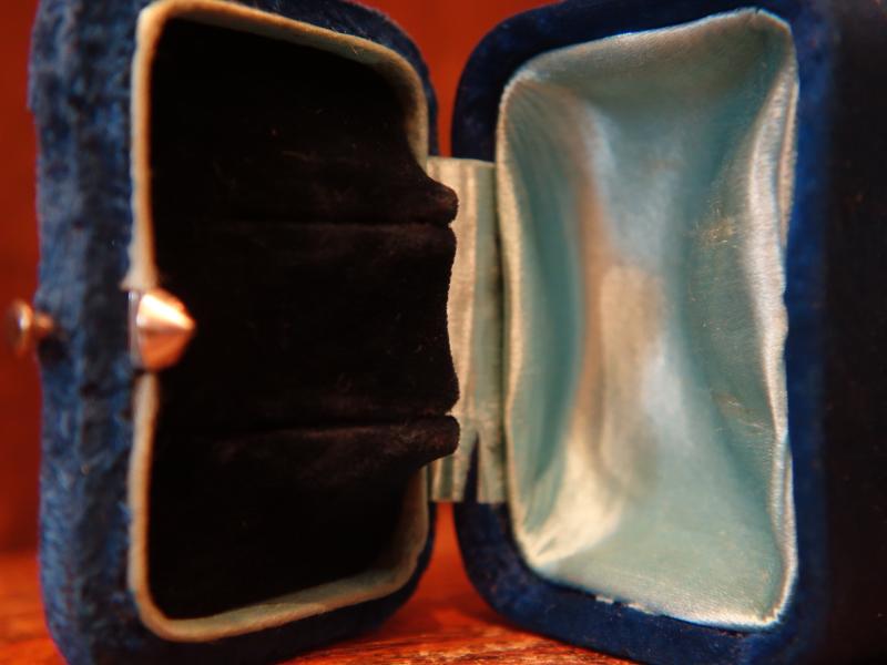 青系ベルベットジュエリーケース LCM 7777(5)