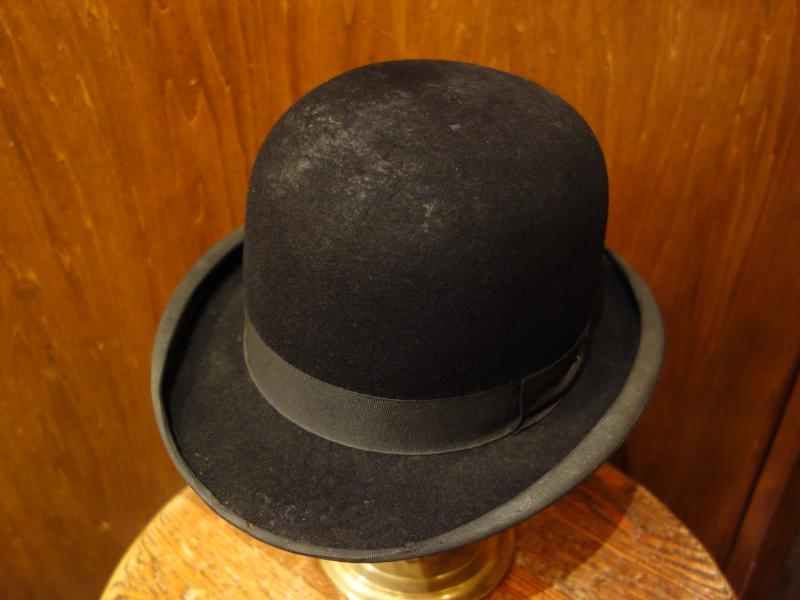 ビンテージボウラーハット黒 LCM 7727(2)