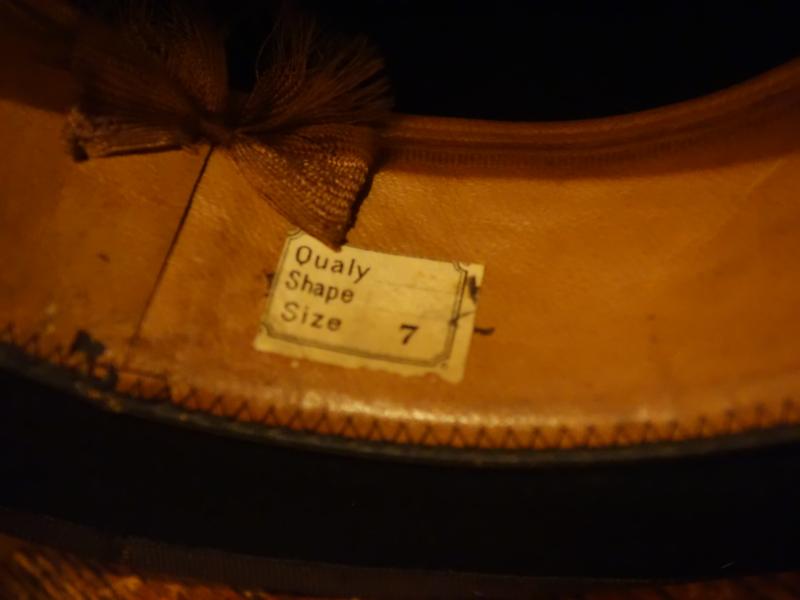 ビンテージボウラーハット黒　LCM 7729（4）