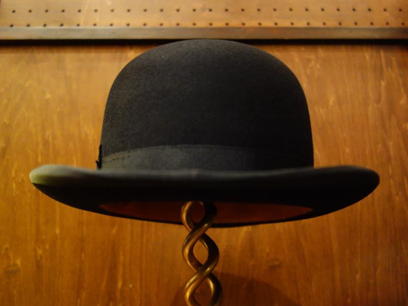 ビンテージボウラーハット黒 LCM 7730(4)