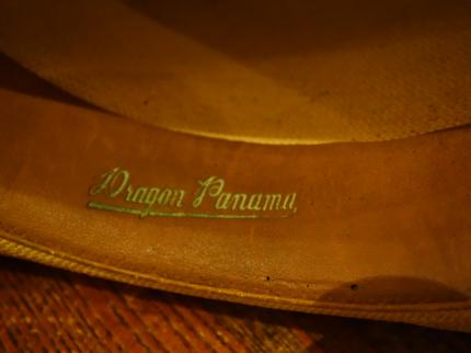 ビンテージパナマハット　パナマ帽　LCM 7732（C3）