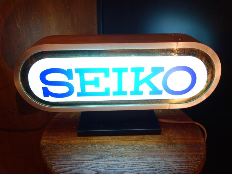 レトロSEIKO看板ライト　LCM 7743（2）