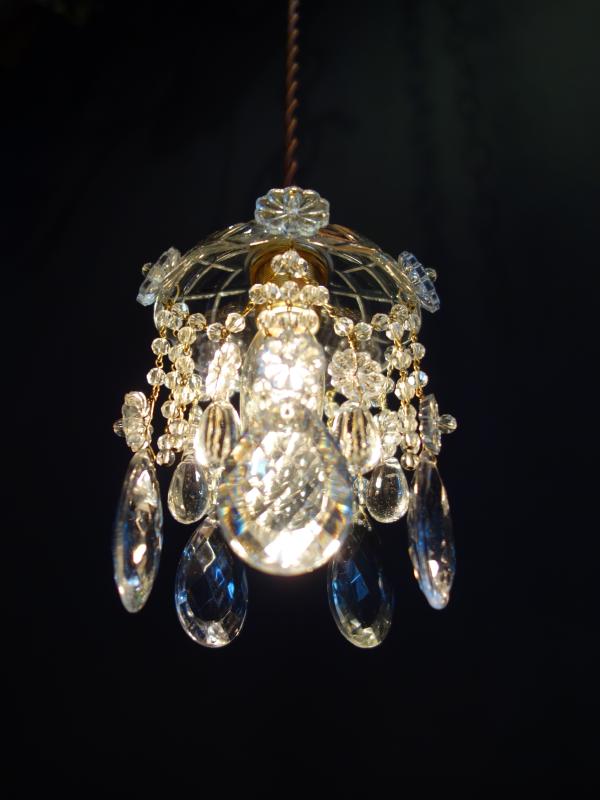 小型ガラス系ペンダント　プチシャンデリア　LCH 1253（2）