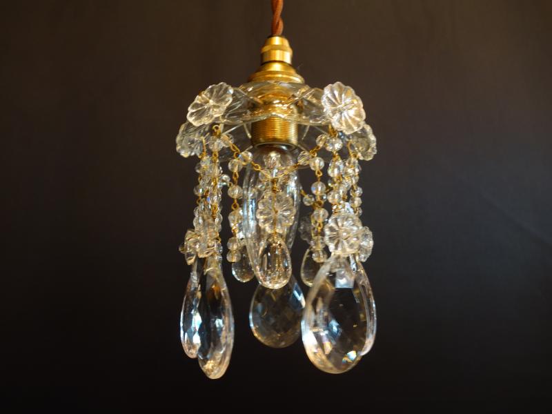 小型ガラス系ペンダント　プチシャンデリア　LCH 1253（6）