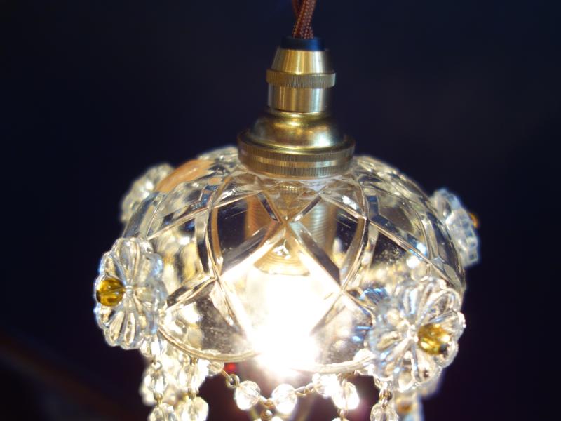 小型ガラス系ペンダント　プチシャンデリア　LCH 1254（2）