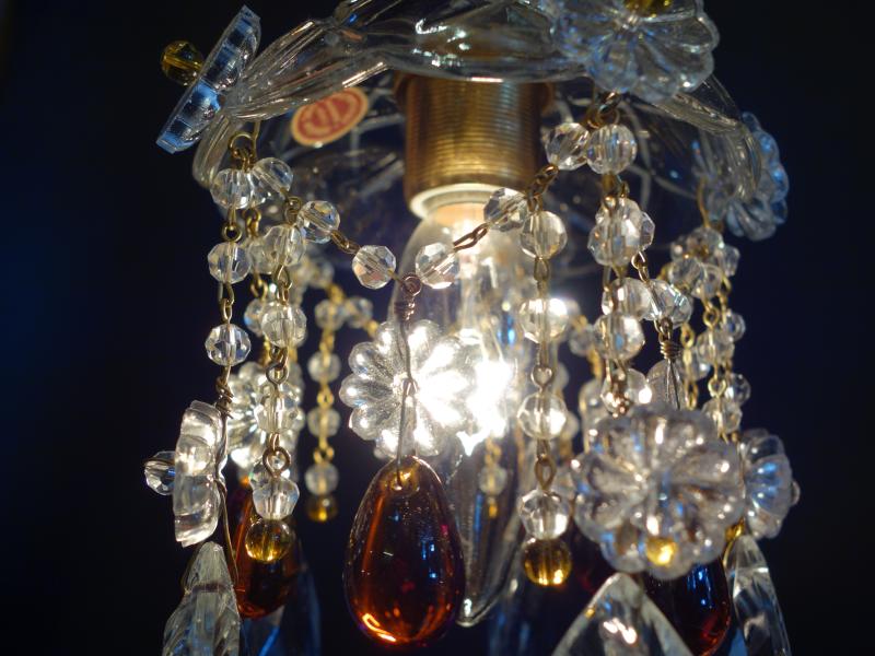 小型ガラス系ペンダント　プチシャンデリア　LCH 1254（4）