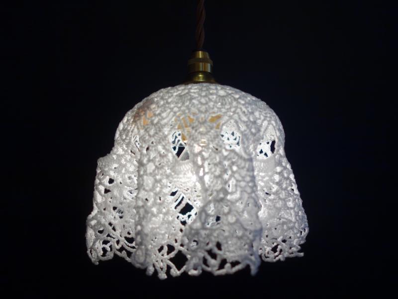 French lace pendant light 1灯