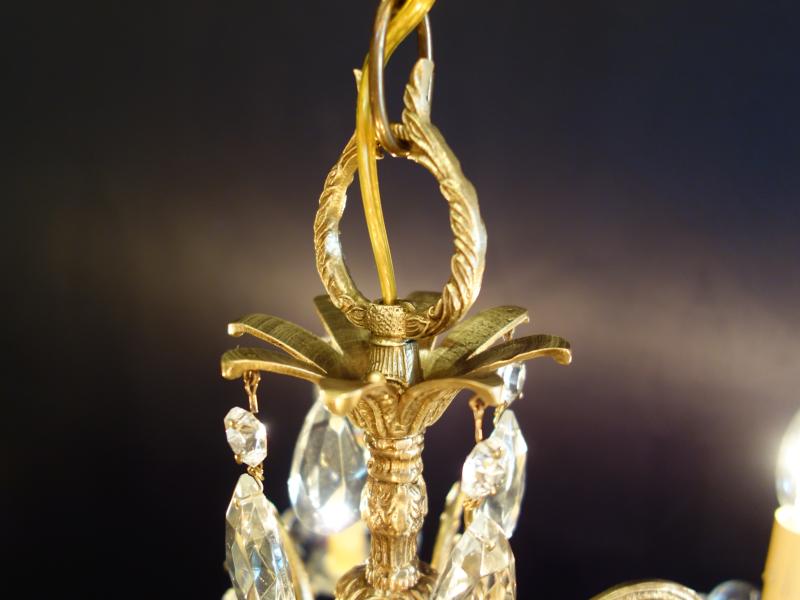 クリスタル付き真鍮シャンデリア　LCH 1261（4）