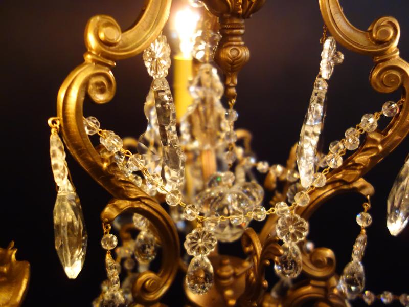 こぶり真鍮フレンチシャンデリア　LCH 1262（3）