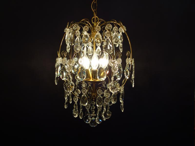 gold egg cage chandelier 6灯