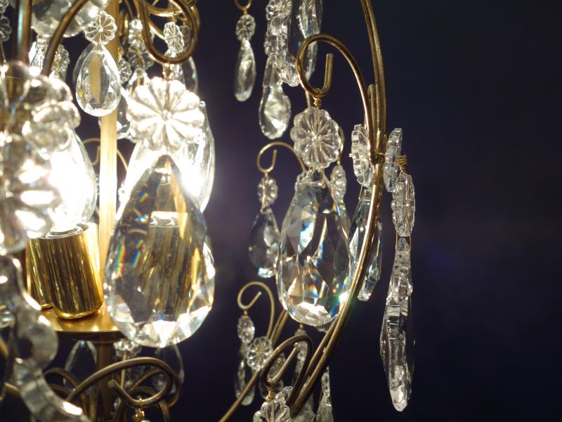 ゴールド系卵型ケージシャンデリア LCH 1263(4)